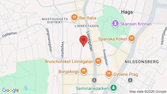 Apartments for rent i Gothenburg City Centre - kort over placeringen