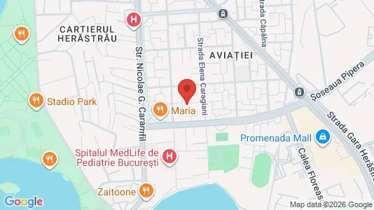 Apartments for rent i Voluntari - kort over placeringen