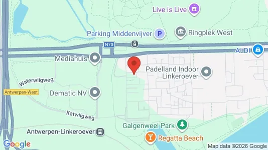 Apartments for rent i Stad Antwerp - kort over placeringen