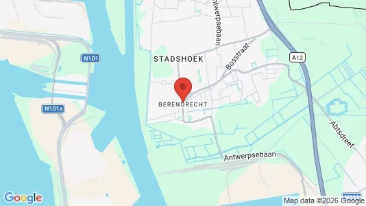 Houses for rent i Antwerp Berendrecht-Zandvliet-Lillo - kort over placeringen