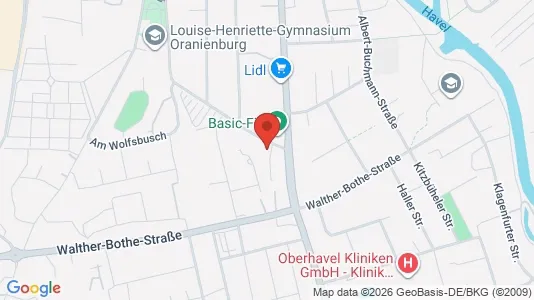 Apartments for rent i Oberhavel - kort over placeringen