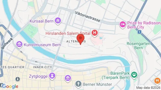 Apartments for rent i Bern-Mittelland - kort over placeringen