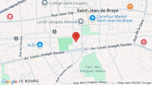 Apartments for rent i Orléans - kort over placeringen