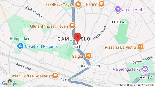 Apartments for rent i Oslo Gamle Oslo - kort over placeringen