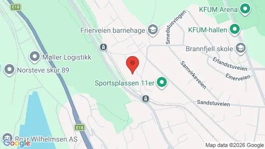 Rooms for rent i Oslo Nordstrand - kort over placeringen