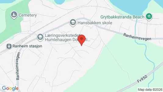 Apartments for rent i Trondheim Østbyen - kort over placeringen
