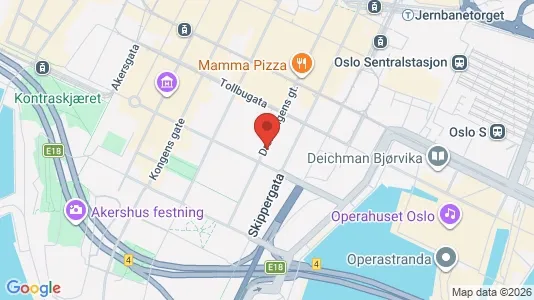 Apartments for rent i Oslo Sentrum - kort over placeringen