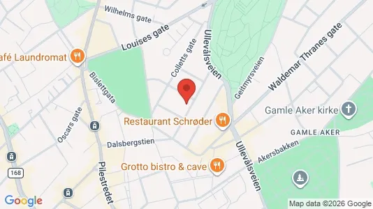 Rooms for rent i Oslo St. Hanshaugen - kort over placeringen