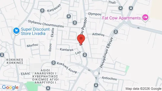 Apartments for rent i Larnaca - kort over placeringen