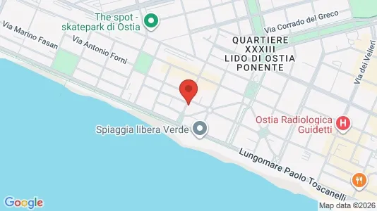 Apartments for rent i Roma Municipio X – Ostia/Acilia - kort over placeringen