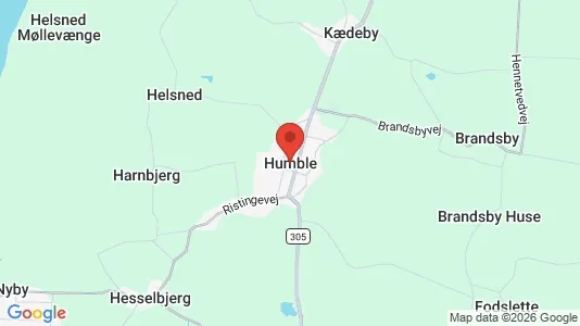 Houses for rent i Humble - kort over placeringen