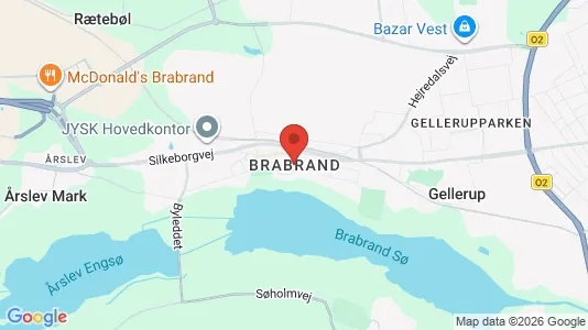 Apartments for rent i Brabrand - kort over placeringen
