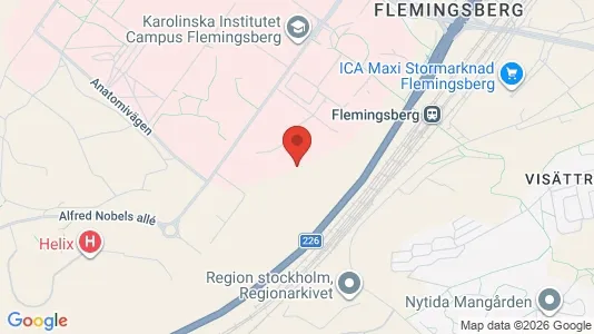 Apartments for rent i Huddinge - kort over placeringen