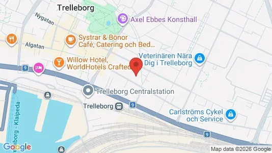 Apartments for rent i Trelleborg - kort over placeringen
