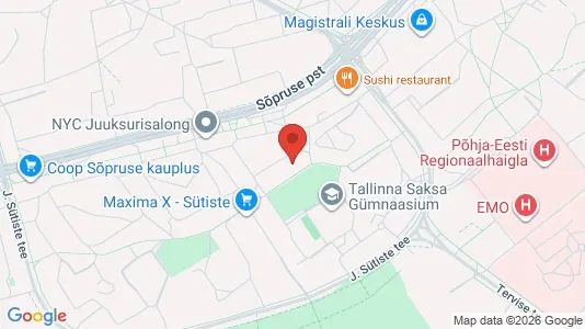 Apartments for rent i Tallinn Kesklinna - kort over placeringen