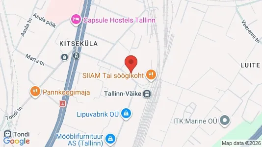 Apartments for rent i Tallinn Kesklinna - kort over placeringen