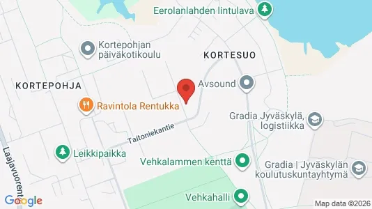 Apartments for rent i Jyväskylä - kort over placeringen