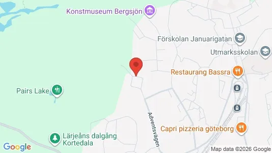 Apartments for rent i Gothenburg East - kort over placeringen