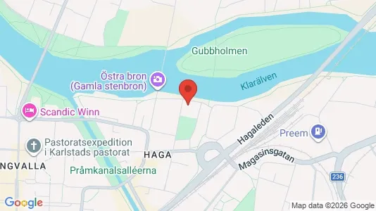 Apartments for rent i Karlstad - kort over placeringen