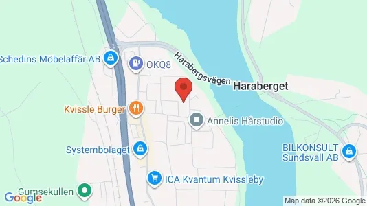 Apartments for rent i Sundsvall - kort over placeringen