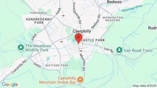 Houses for rent i Caerphilly - Mid Glamorgan - kort over placeringen