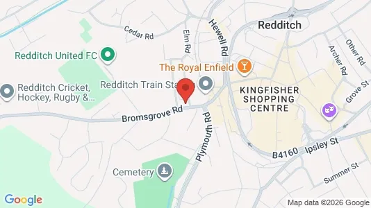 Apartments for rent i Redditch - Worcestershire - kort over placeringen