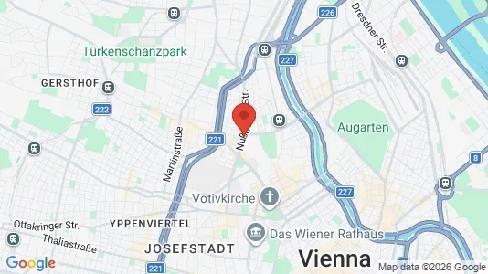 Apartments for rent i Vienna Alsergrund - kort over placeringen