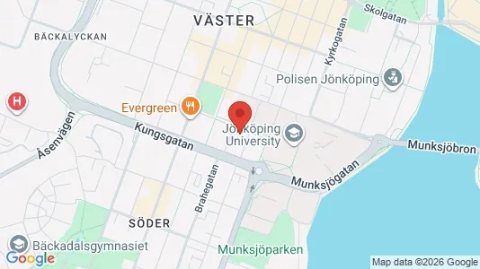 Apartments for rent i Jönköping - kort over placeringen