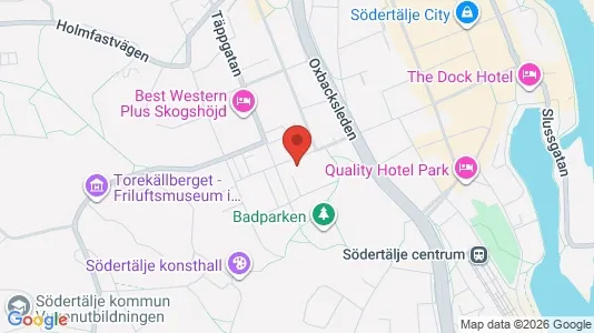 Apartments for rent i Södertälje - kort over placeringen