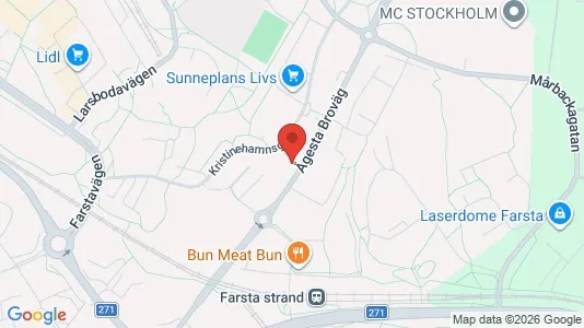 Apartments for rent i Stockholm South - kort over placeringen