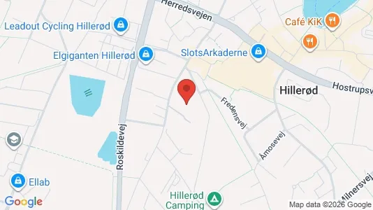 Apartments for rent i Hillerød - kort over placeringen