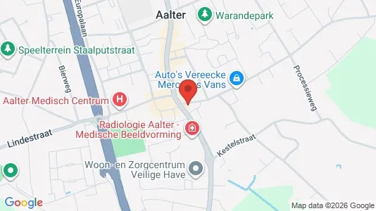 Apartments for rent i Aalter - kort over placeringen