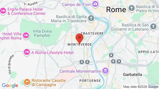 Apartments for rent i Roma Municipio XII – Monte Verde - kort over placeringen