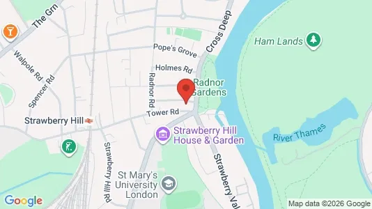 Apartments for rent i Twickenham - Middlesex - kort over placeringen