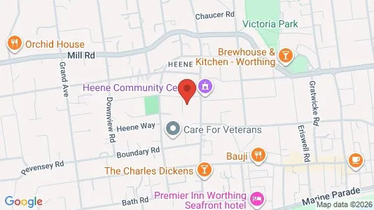 Apartments for rent i Worthing - West Sussex - kort over placeringen