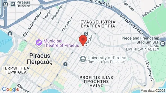 Apartments for rent i Piraeus - kort over placeringen
