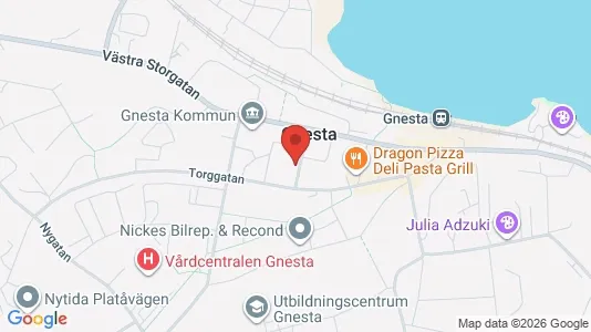 Apartments for rent i Gnesta - kort over placeringen