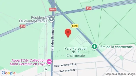 Apartments for rent i Saint-Germain-en-Laye - kort over placeringen