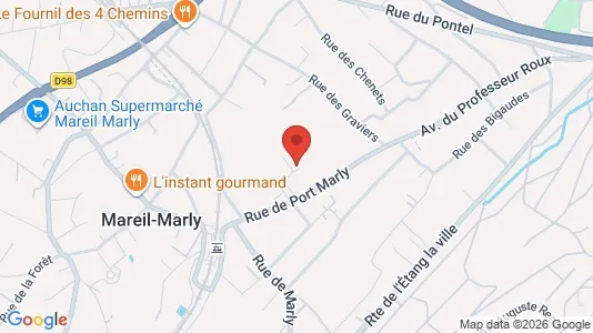 Apartments for rent i Saint-Germain-en-Laye - kort over placeringen