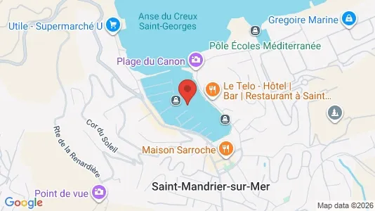Apartments for rent i Toulon - kort over placeringen