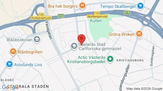 Apartments for rent i Västerås - kort over placeringen