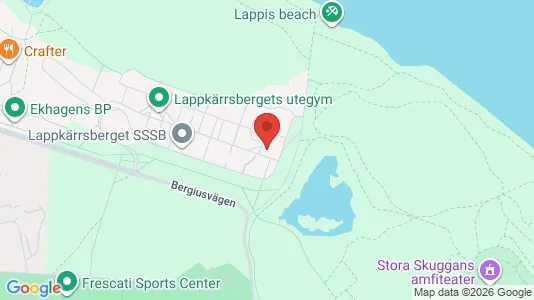 Rooms for rent i Östermalm - kort over placeringen