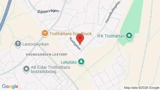 Apartments for rent i Trollhättan - kort over placeringen