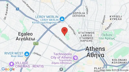 Apartments for rent i Athens Akadimia Platonos - kort over placeringen