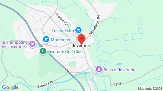 Rooms for rent i Inverurie - Aberdeenshire - kort over placeringen