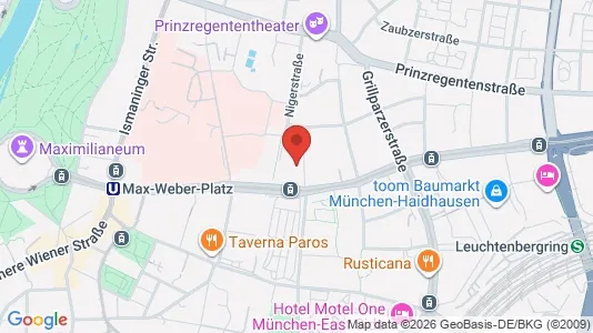 Apartments for rent i Munich Au-Haidhausen - kort over placeringen