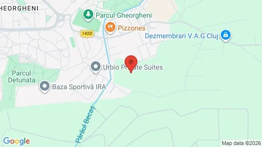 Apartments for rent i Cluj-Napoca - kort over placeringen