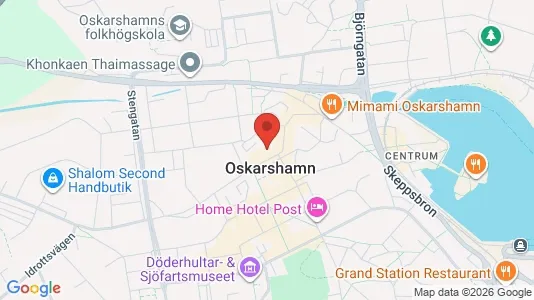Apartments for rent i Oskarshamn - kort over placeringen