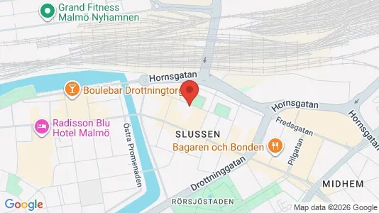 Apartments for rent i Malmö City - kort over placeringen