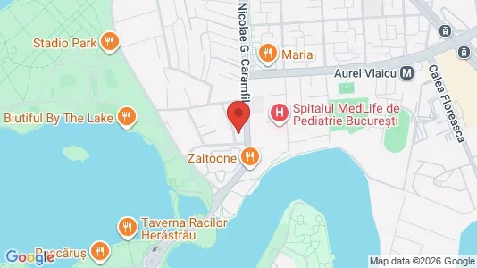 Apartments for rent i Voluntari - kort over placeringen